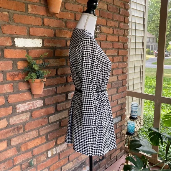 J Jill Wearever Collection Houndstooth Cardigan - Picture 3 of 7